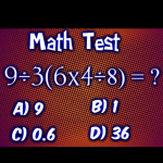 Order of Operations Maths Question Starter Answer