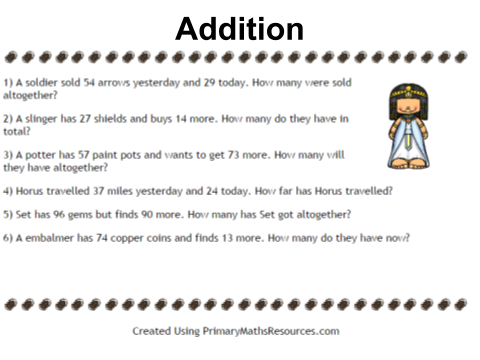 Addition Worksheet Generator Example