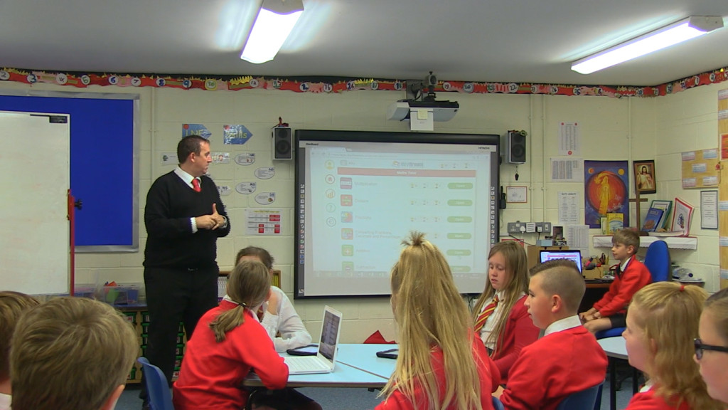 Maths app in the classroom